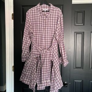 Derek Lam Multicolor Plaid Shirt